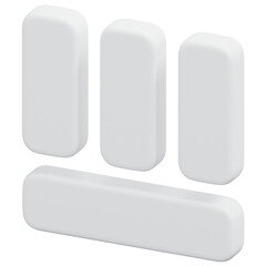 3D Horizontal Card Sections Icon