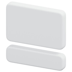 3D Stacked Rounded Sections Icon