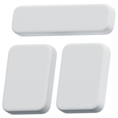 3D Split Panel Interface Icon