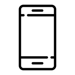 smartphone line icon