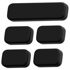 3D Dark Feed Layout Icon