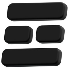 3D Dark Stats Layout Icon