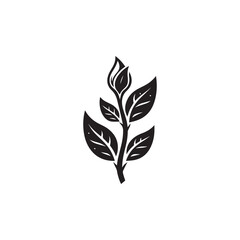 tree sprout logo growing