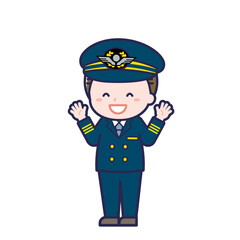 Fototapeta premium パイロット／ななめ／男性 11