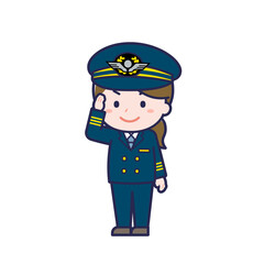 パイロット／ななめ／女性 02