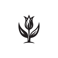 tree sprout logo growing