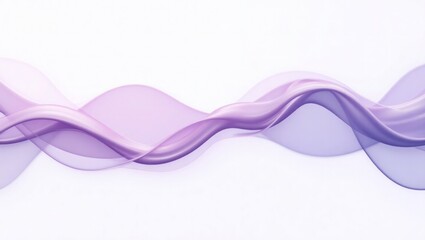 Lavender and Lilac Abstract Wave Flowing Design image