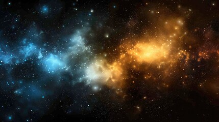 Stellar exploration journey outer space digital art cosmic environment wide-angle view galactic phenomena
