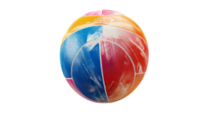 Vibrant Sphere Design, isolated on transparent background