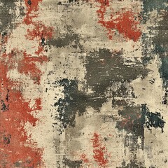 Obraz premium Grunge-Style Worn Repeating Pattern