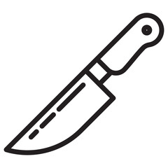 cooking chef knife icon vector illustration isolated sign
