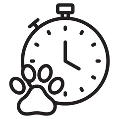 Dog competition icon vector illustration isolated sign