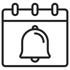 Notification reminder icon vector illustration isolated sign