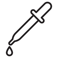 pipette icon vector illustration isolated sign