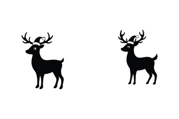deer silhouette vector