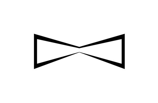 Simple geometric shape resembling a bowtie or hourglass figure.