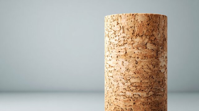 Smooth cork texture in neutral tones, a minimalist and natural backdrop for versatile designs
