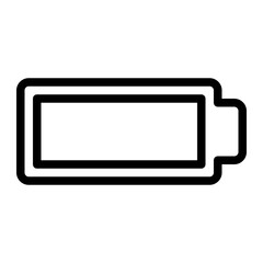 battery status line icon