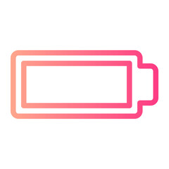 battery status gradient icon