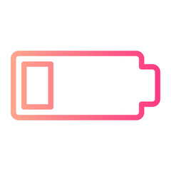 battery status gradient icon