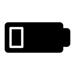 battery status glyph icon