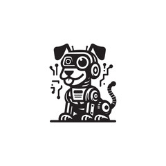 robot dog logo
