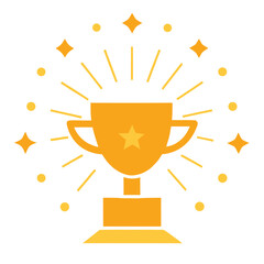 Golden Trophy Award Celebrate Success and Achievement