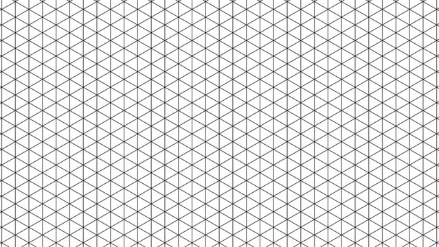 Isometric grid white background