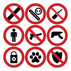 Prohibited Items Comprehensive Guide to Restricted Objects and Symbols