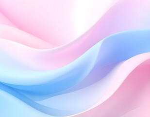 Minimalist Pastel Gradient with Abstract Shapes and Glow