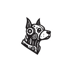 robot dog logo