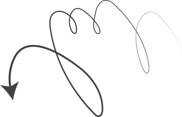 Hand drawn arrow doodle line icon. Design elements for business plan and education