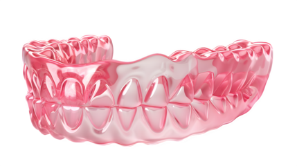 Transparent Dental Guard, isolated on transparent background