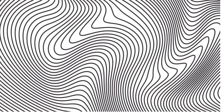 Black wavy line pattern, decorative hatching background, wavy lines texture, grid texture