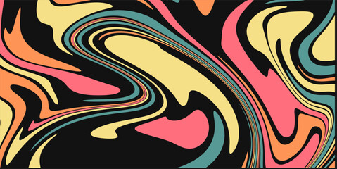 Minimalist colorful wavy background, minimalist marble motif background, psychedelic background, cheerful colors