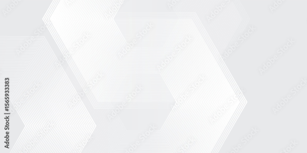 Poster white abstract geometric abstract background overlap layer on bright space simple abstract modern de