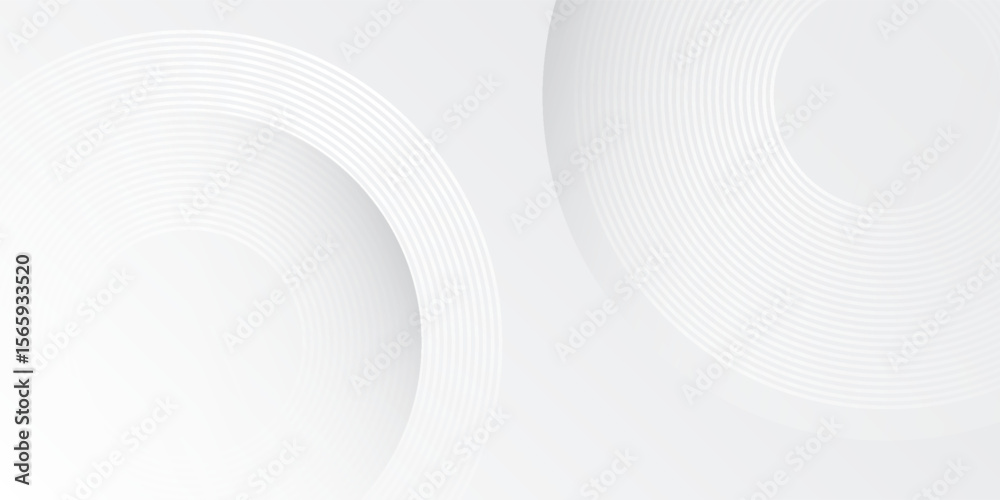Poster modern white geometric abstract background overlap layer on bright space with lines simple abstract 