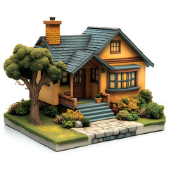 small house in the garden