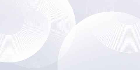 Abstract lines grey background with dynamic circle lines simple art modern