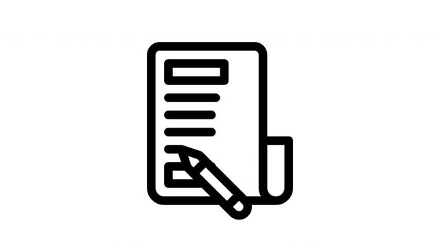edit minimalist stroke animation