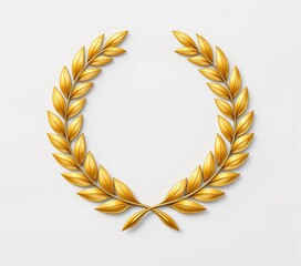 Gold laurel background image, banner texture advertising poster