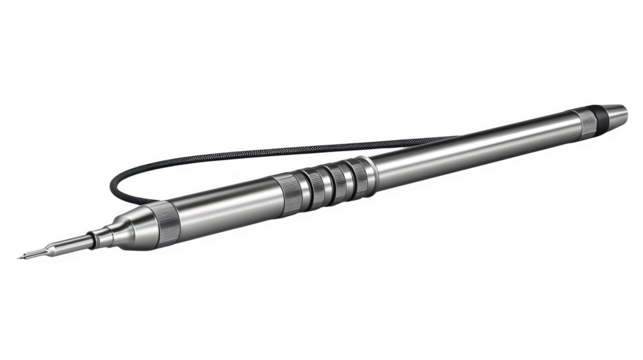Futuristic Pen 3d rendered, isolated on transparent background