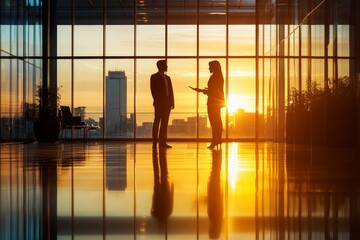 Businesswoman teaching a trainee employee in the office, guiding them through professional tasks and providing mentorship in the workplace, Generative AI