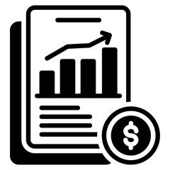 Income Summary outline mixed icon
