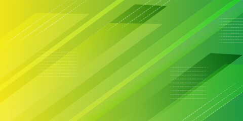 Gradient abstract background with yellow to green tones, diagonal lines, and dotted square patterns, creating a fresh and modern look.