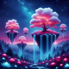 Floating Islands of the Enchanted Grove