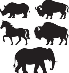 Majestic Elephant Silhouette