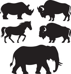 Majestic Elephant Silhouette