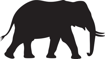 Majestic Elephant Silhouette