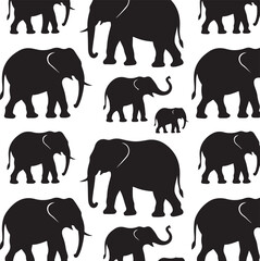 Majestic Elephant Silhouette